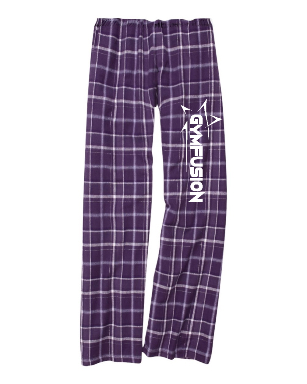 Flannel Pants with Pockets purple