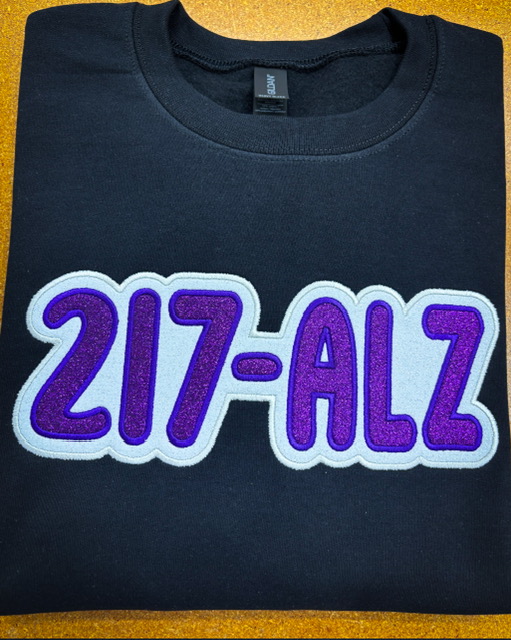 ALZ Glitter Crewneck
