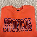 Broncos embroidery sweatshirt