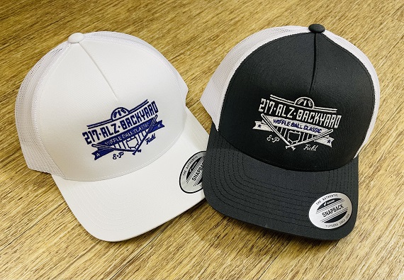 Trucker hat with 217 logo