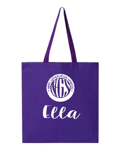 NGS solid purple tote