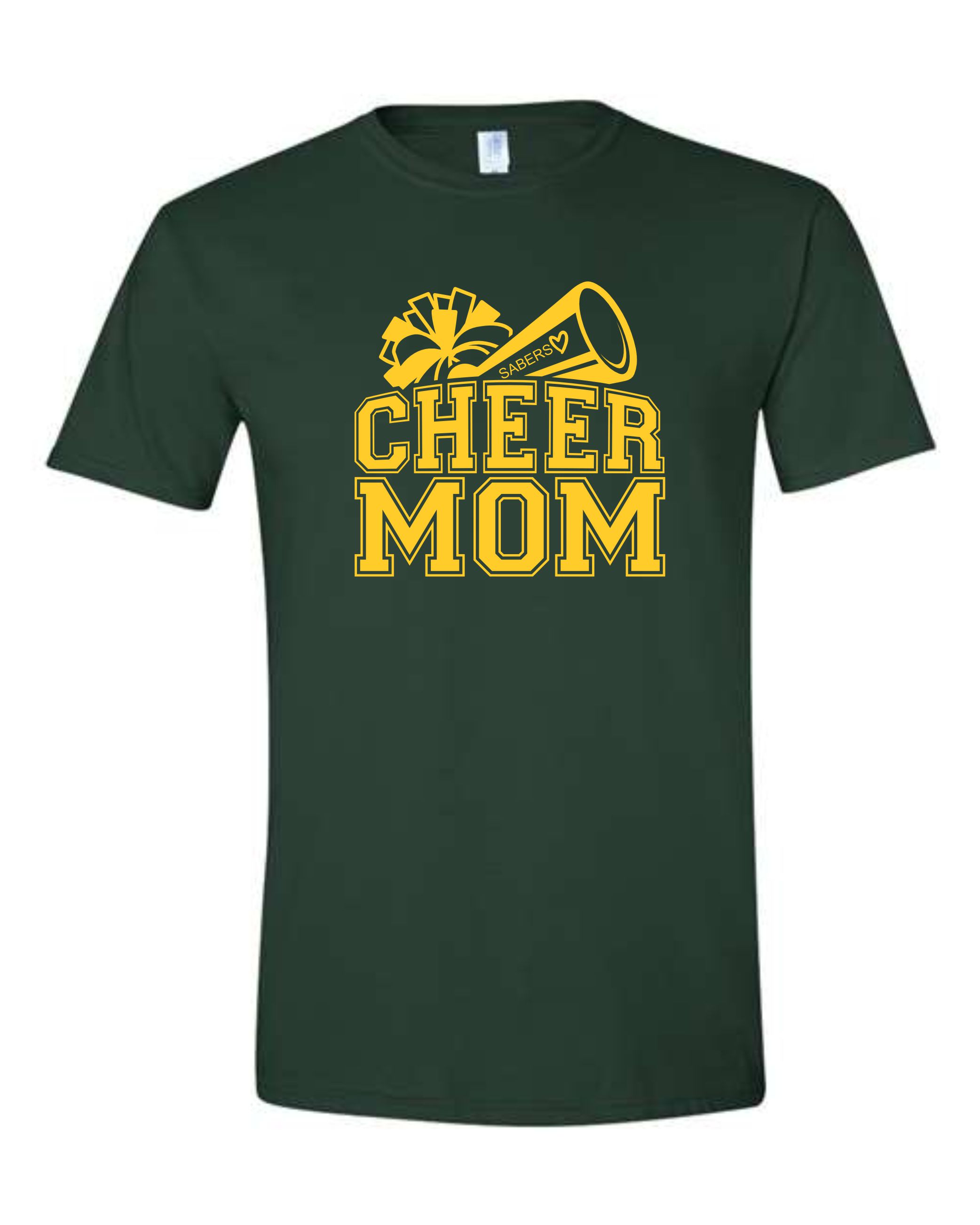 Sabers cheer mom megaphone