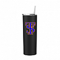 20 ounce skinny tumbler with straw