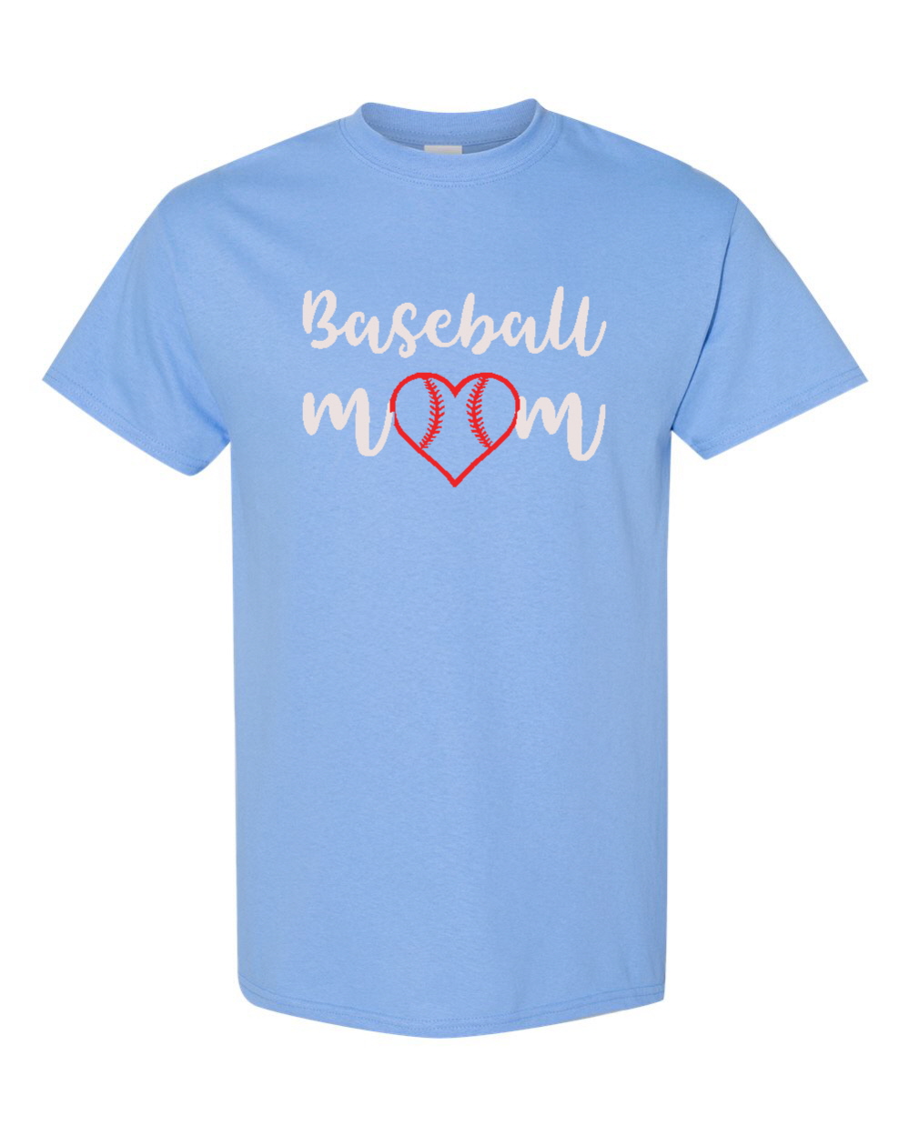 Baseball Mom Red Heart
